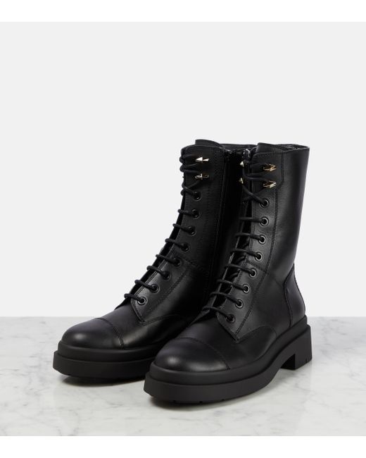 Jimmy Choo Black Nari Leather Boots