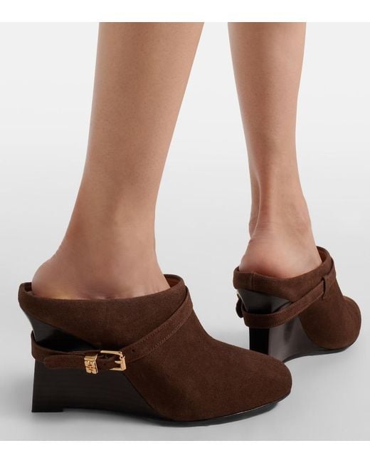Ganni Brown Wedge Ankle Boots