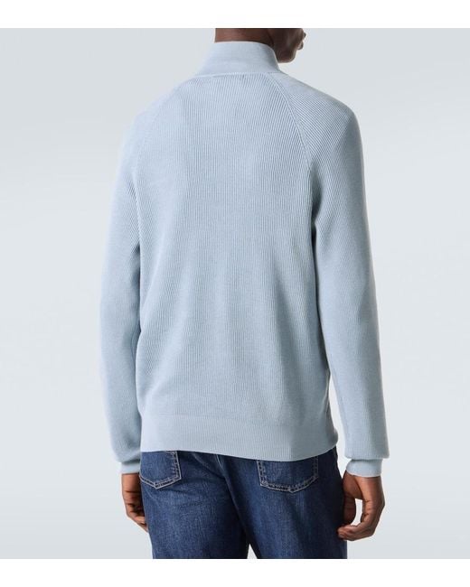 Pullover di Brunello Cucinelli in Blue da Uomo