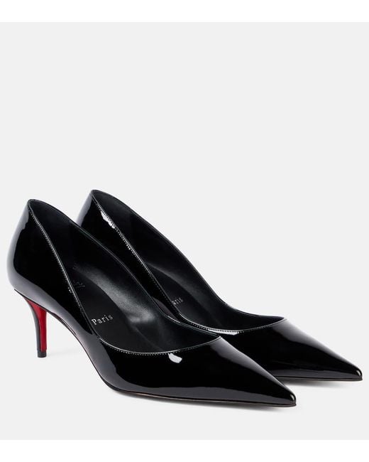 Christian Louboutin Black Pumps Miss Z 60 Aus Lackleder