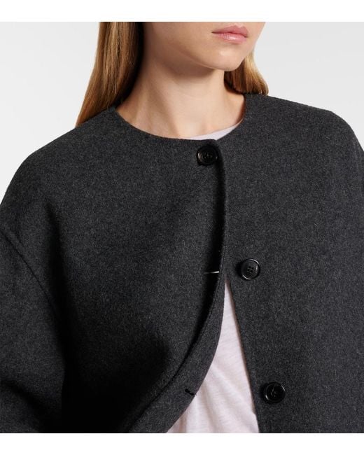 The Row Black Quintus Cashmere Jacket