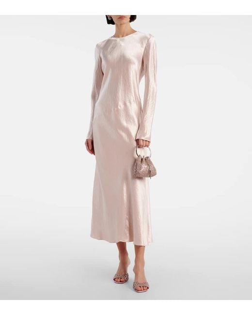 Mules Skye 70 En Satin A Ornements Jimmy Choo en coloris Pink