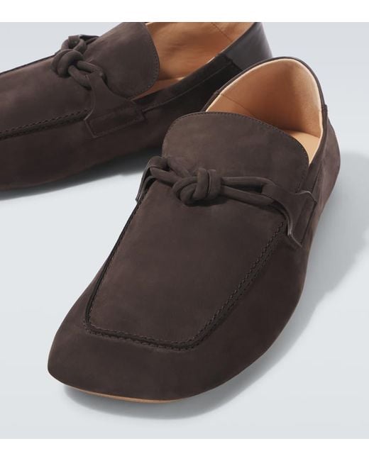 Bottega Veneta Brown Daddy Suede Loafers for men