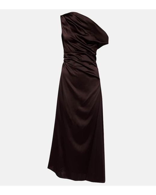 Vestido De Coctel Phare De Saten Staud de color Black
