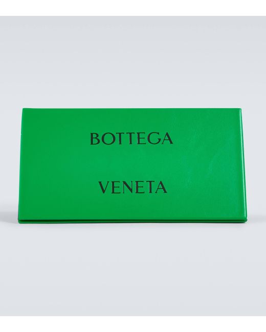 Lunettes de soleil aviateur Bottega Veneta pour homme en coloris Brown