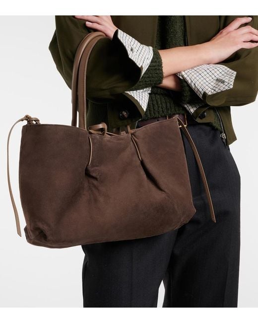 Bottega Veneta Brown Tote Bag Pinacoteca Aus Leder