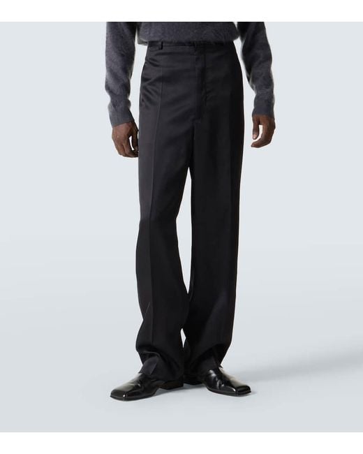 Jil Sander Gerade High-Rise-Hose in Black für Herren