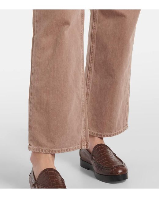 Jean Droit Daniela A Taille Haute Veronica Beard en coloris Natural