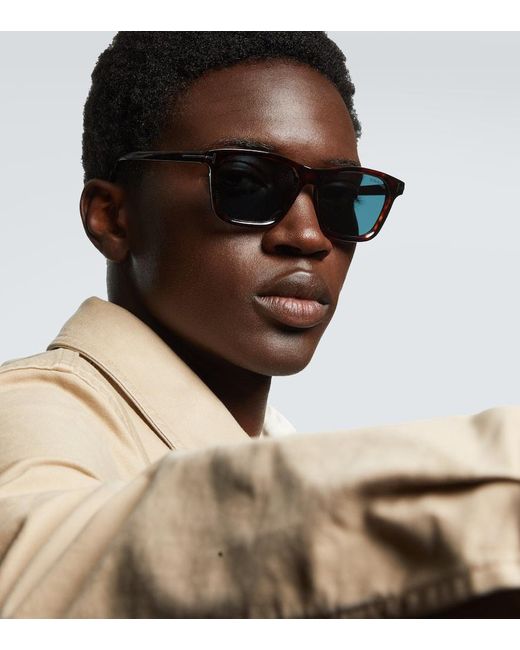 Occhiali Da Sole Squadrati Barron di Tom Ford in Blue da Uomo
