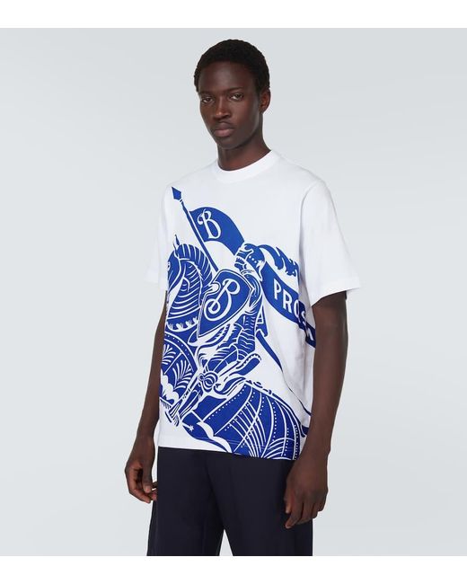 Burberry Baumwoll-T-Shirt mit EKD-Motiv in Blue für Herren