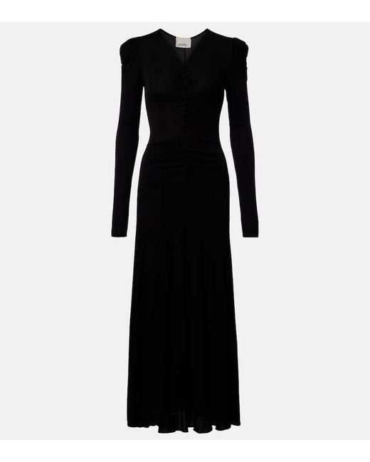 Isabel Marant Black Midikleid Nejma