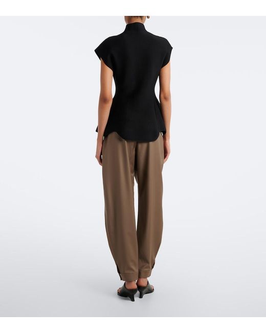 Rohe Brown Virgin Wool Balloon Pants
