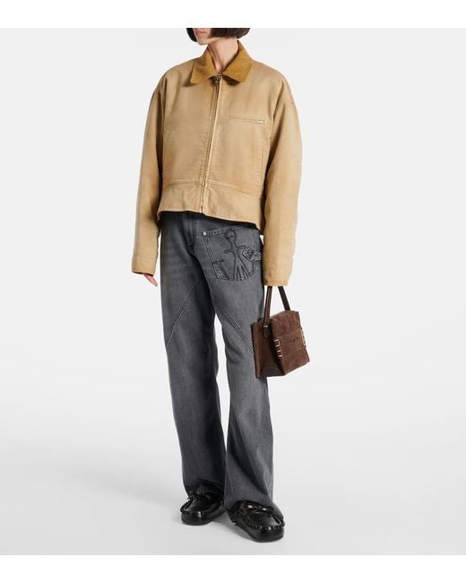 J.W. Anderson Natural Jacke Aus Baumwolle