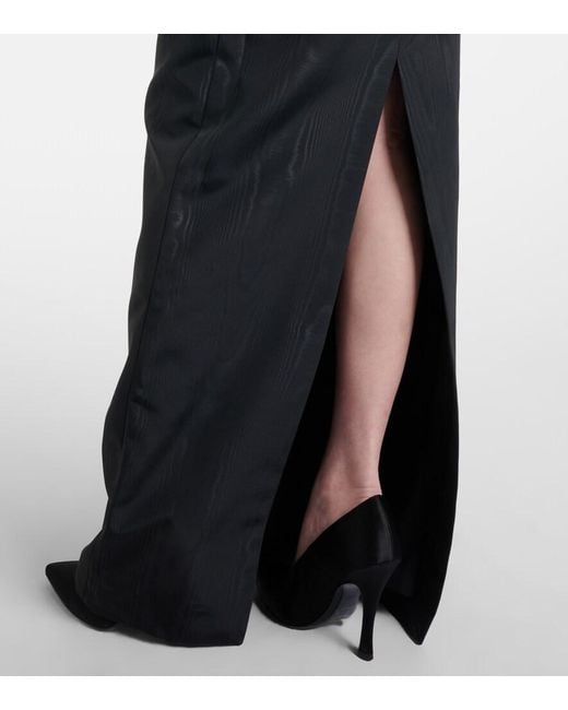 Rebecca Vallance Pink Amaro Off-Shoulder Taffeta Gown