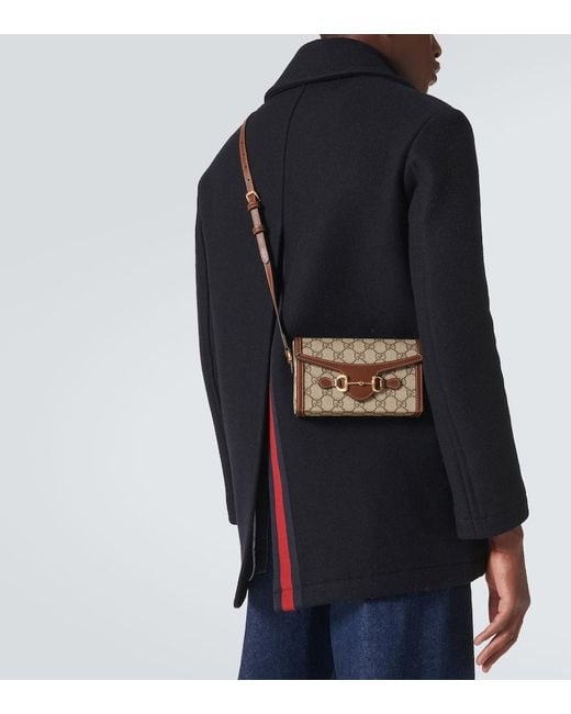 Gucci Multicolor Horsebit 1955 Mini Crossbody Bag for men