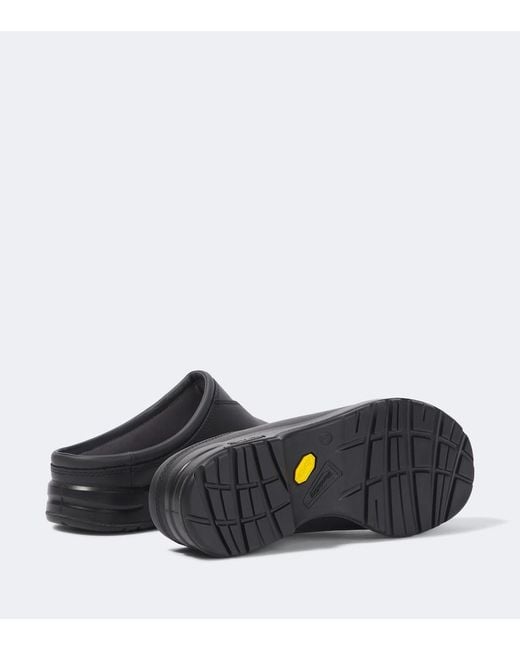 Comme des Garçons Black Leather Mules for men