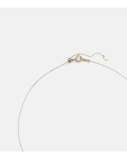 PERSÉE White 18Kt Necklace With Diamonds And Enamel