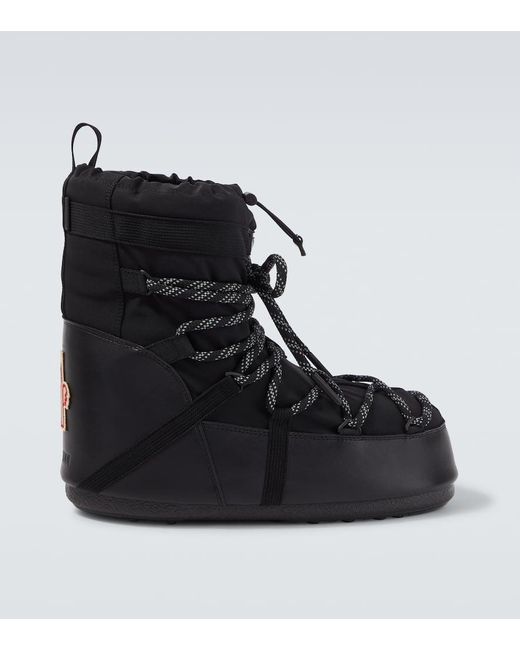 X Moon Boot – Bottines Apres-Ski Icon Low Moncler pour homme en coloris Black