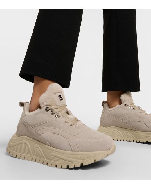 Bogner Natural New Malaga Suede Sneakers