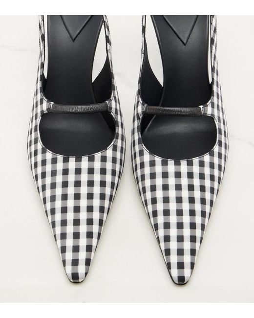 Alaïa White Slingback-Pumps Drop