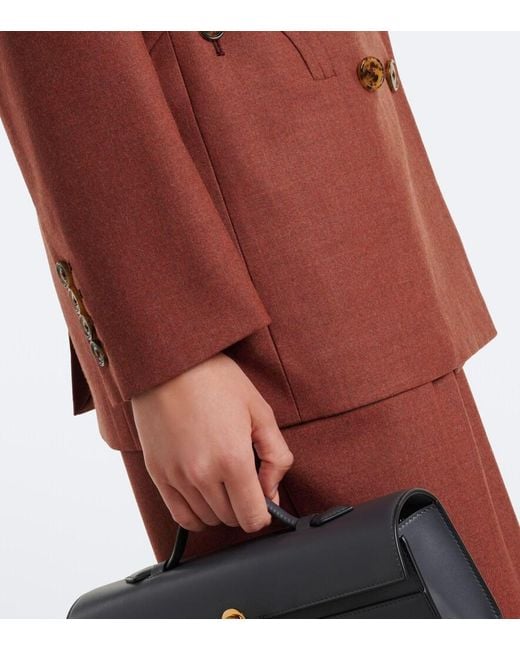 Blazé Milano Red Patea Everyday Wool And Cashmere Blazer
