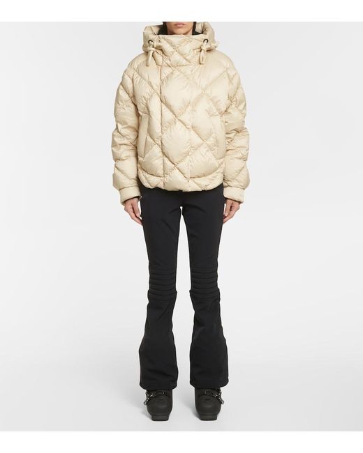 Goldbergh Fiona Quilted Down Jacket in Natural | Lyst