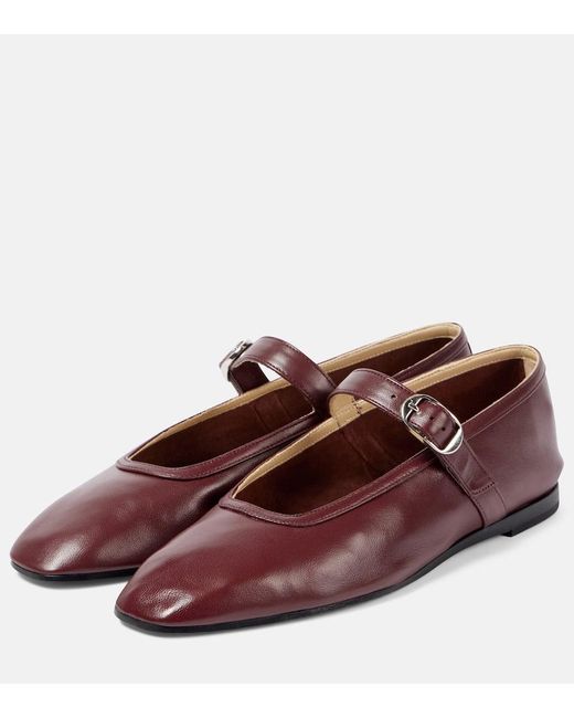 Ballerine Mary Jane di Le Monde Beryl in Brown