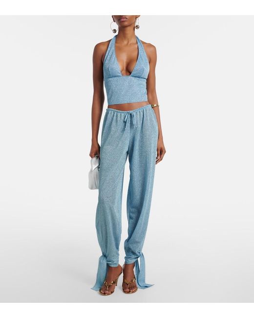 Oseree Blue Lumiere Balloon Pants