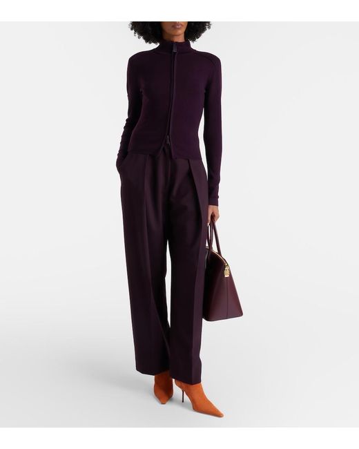Victoria Beckham Brown Sloan Suede Ankle Boots