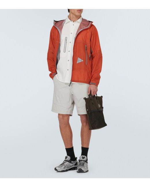 And Wander White Technical Shirt for men