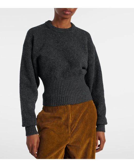Proenza Schouler Black Randi Wool And Alpaca-Blend Sweater
