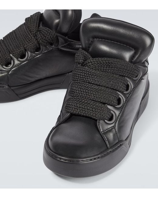 Dolce & Gabbana Portofino Sneakers in Black für Herren