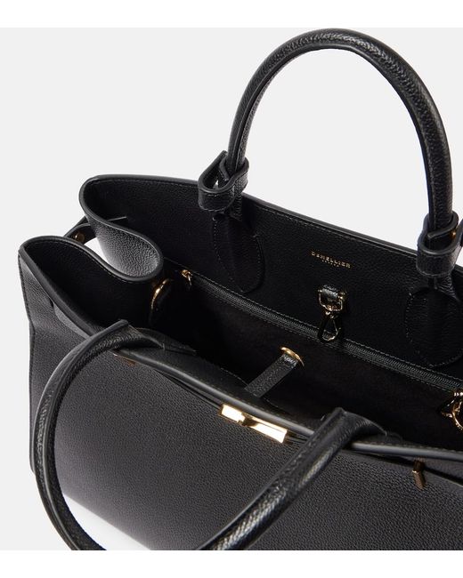 DeMellier London Black Hudson Small Leather Tote Bag