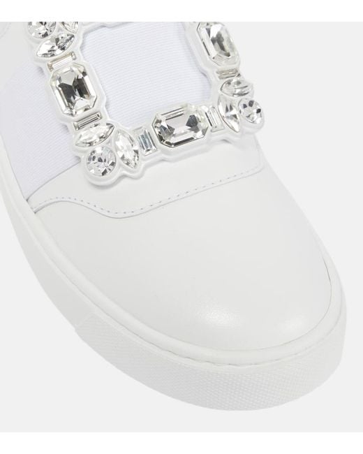 Roger Vivier White Viv' Golf Sneakers