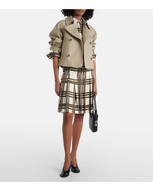 Burberry Natural Cropped Jacket