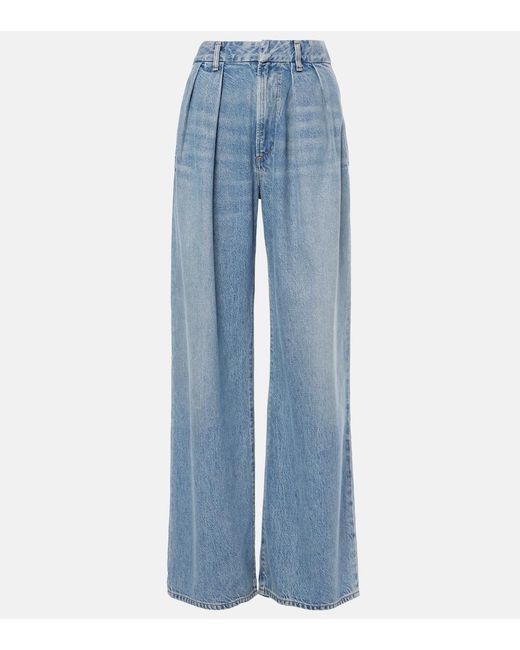 Citizens of Humanity Blue Petra High-Rise Wide-Leg Jeans