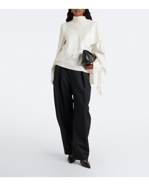 Gianvito Rossi Black Sofia Leather Slingback Pumps