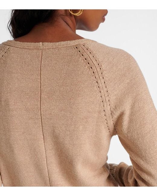 Joseph Natural Linen-Blend Cardigan