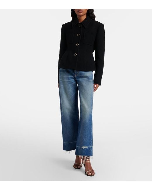 Chloé Black Wool-Blend Jacket