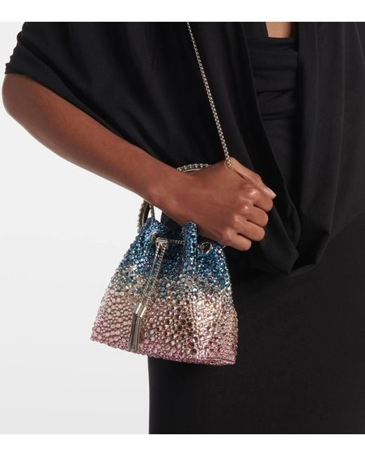 Bucket Bags di Jimmy Choo in Blue