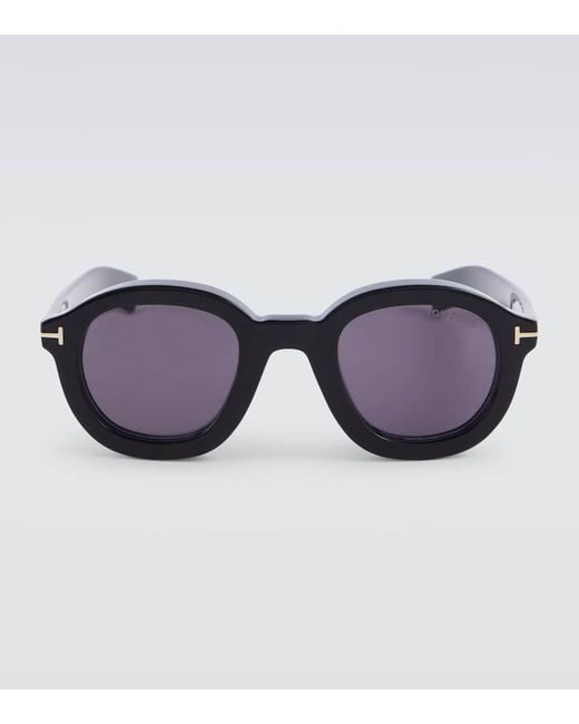 Tom Ford Blue Raffa Round Sunglasses for men