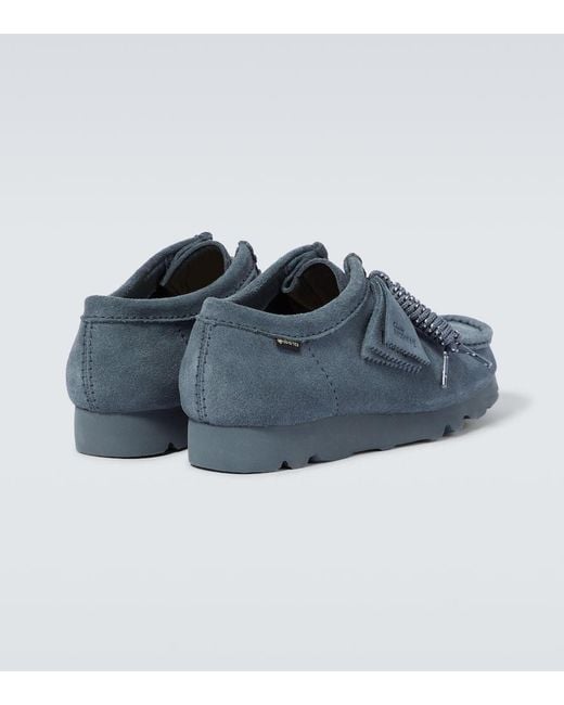 Zapatos Wallabee GORE-TEX® de piel Clarks de hombre de color Blue