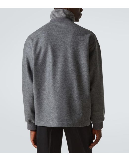 Jil Sander Jacke Aus Wolle in Gray für Herren
