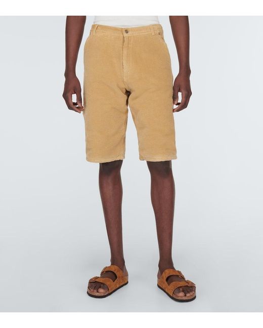 ERL Shorts Aus Baumwoll-Cord in Natural für Herren
