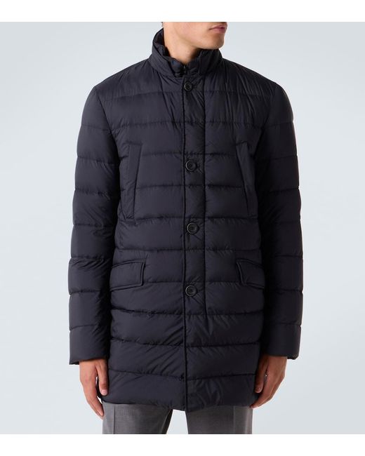 Herno Blue Il Cappotto Down Coat for men