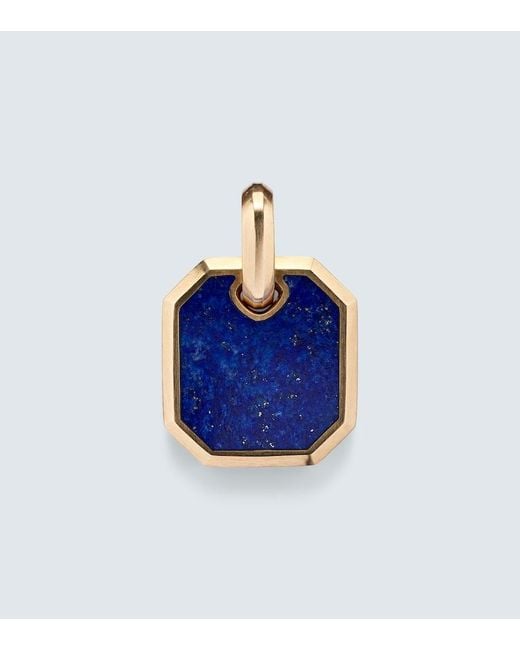 David Yurman Anhaenger Amulets Aus 18Kt Gelbgold Mit Lapislazuli in Blue für Herren