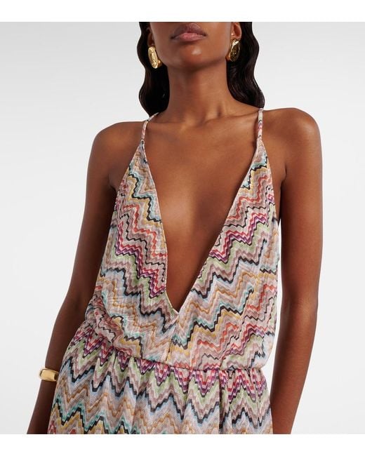 Missoni Natural Zig Zag Maxi Dress