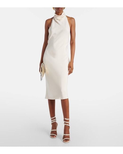 Sandalias Cleo 105 De Saten Adornadas Rene Caovilla de color White