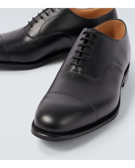 Church's Black Consul Leather Lace-Up Oxford Shoes for men