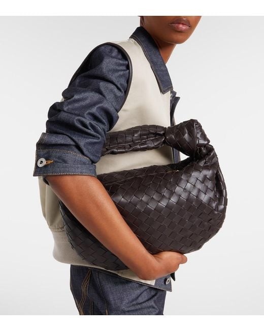 Bottega Veneta Black Tote Bag Jodie Small Aus Leder